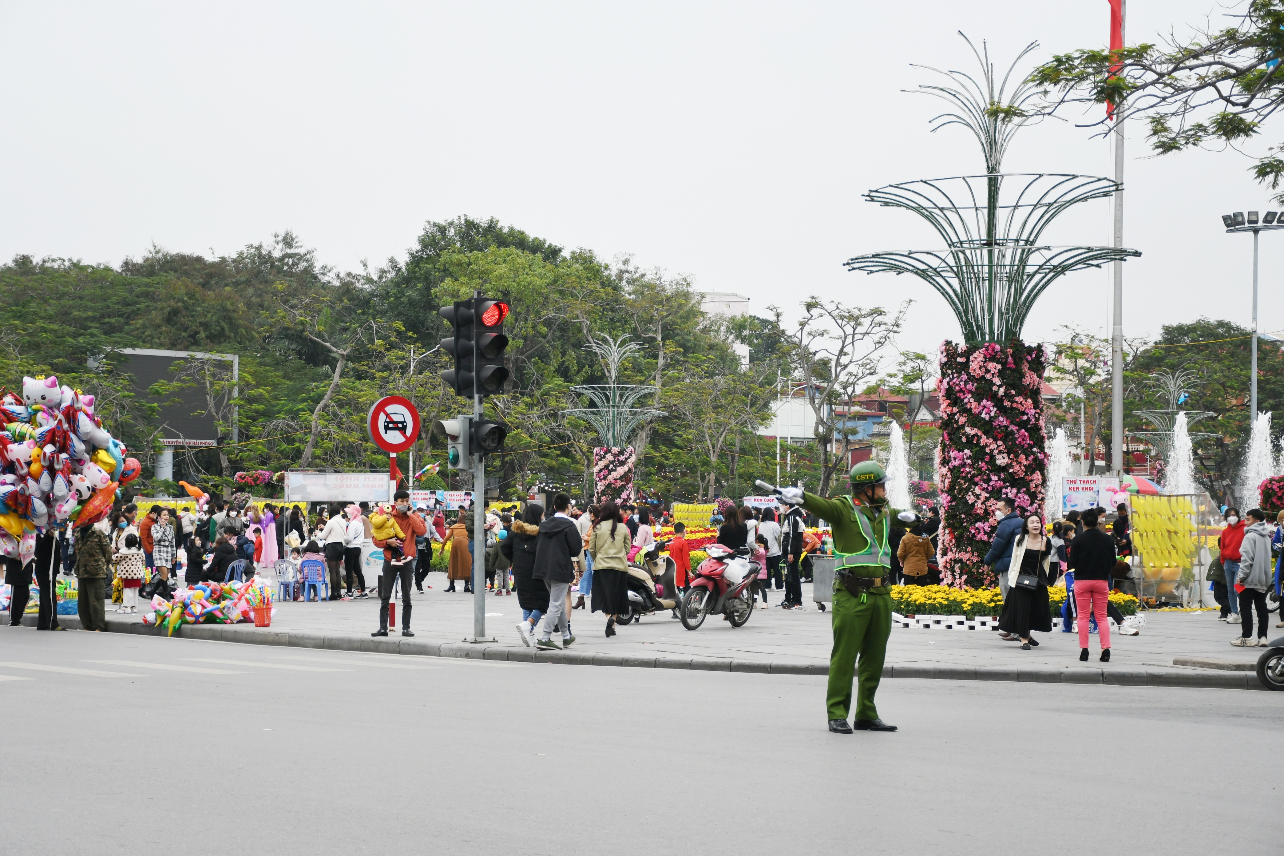 Các lực lượng Công an thành phố bảo vệ tuyệt đối an toàn về ANTT dịp Tết Nguyên đán Nhâm Dần